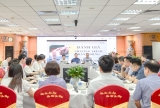 Lãnh đạo Tập đoàn Dệt May Việt Nam làm việc với Hanosimex về kết quả SXKD quý 1 và nhiệm vụ trọng tâm quý 2/2026